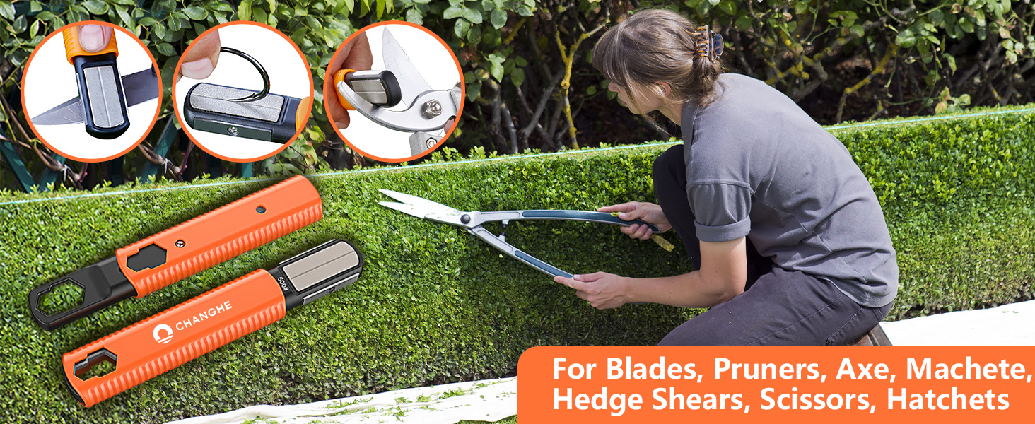 garden tool sharpener