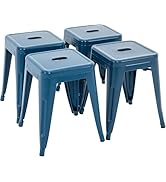 Vogue Furniture Direct 18 inch Industrial Metal Bar Stools, Counter Height Industrial Stools, Sta...