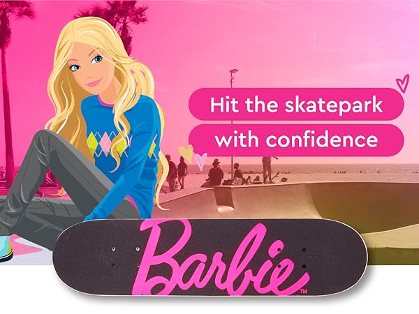 Barbie 31" skateboard- V3- Palm Tree