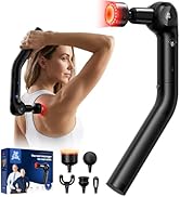 BOB AND BRAD 2-in-1 Massage Gun with Heat &amp; Red Light Soothing L7 Ultra Massage Gun with Extensio...