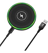 15W Wireless Charger Fast Charging Pad, Android Wireless Charging Station for Samsung Galaxy S26 ...