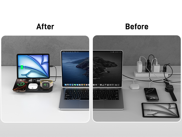 4 in 1 charging station apple