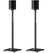 ELIVED Speaker Stands for Sonos Era 100 and Sonos One, One SL, Play:1, Height Adjustable 35"- 43....