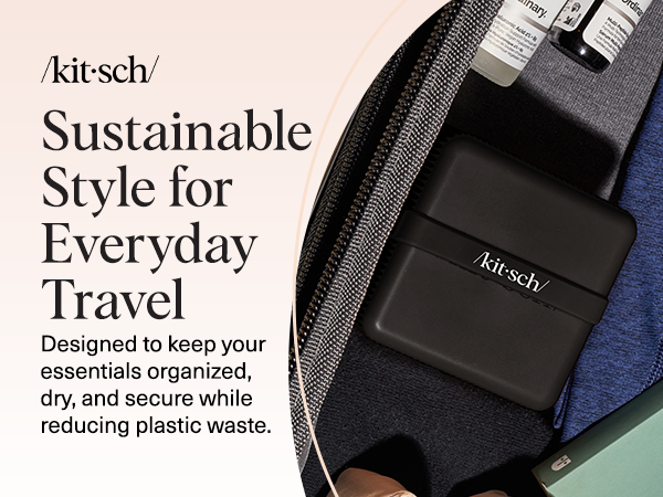 Kitsch 2-Compartment Travel Soap Case