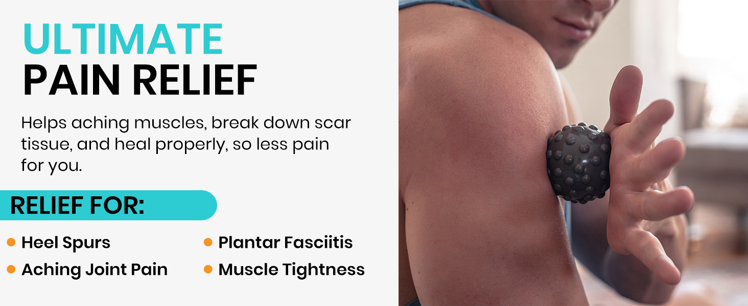 plantar fasciitis relief massage ball set foot pain