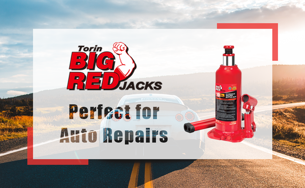 torin multi use hydraulic bottle jack construction lift safety building auto repair car truck 