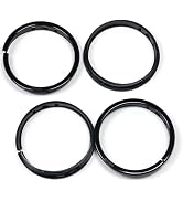 BOPOREAE 4 pcs Opened Black Snap Bushing 3-1/8" (80 mm) Mounting Dia, Plastic Cable Hole Grommets...