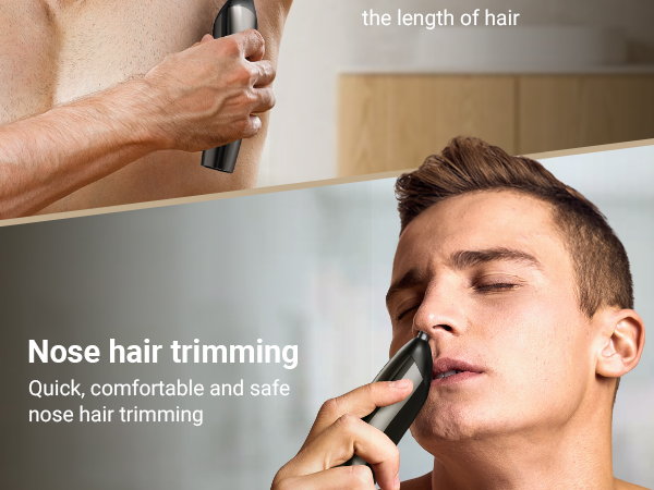 nose hair trimming