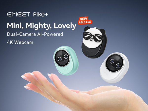 EMEET Piko+ Webcam 4K