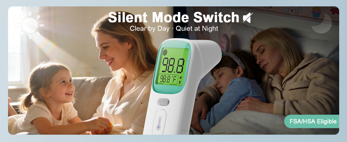 Synolmedic Thermometer for Kids and Adults,Baby Ear Thermometer Infrared Digital Thermometers