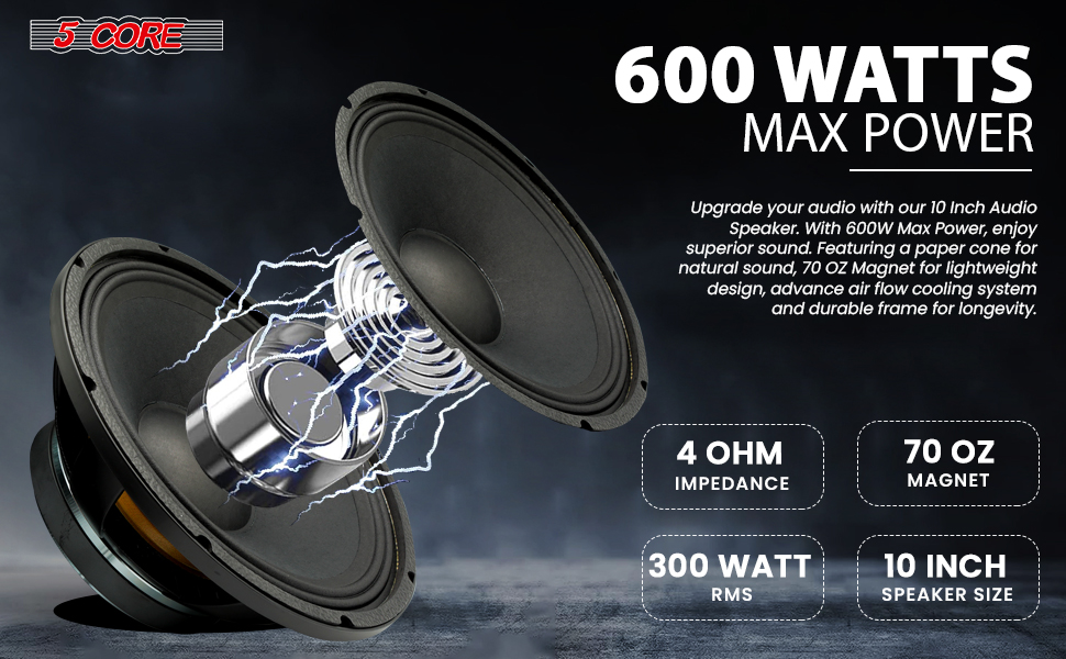 12 Inch Subwoofer, 12 Inch Subwoofer Speaker, Speaker 600W Max, Car Bass Sub Woofer