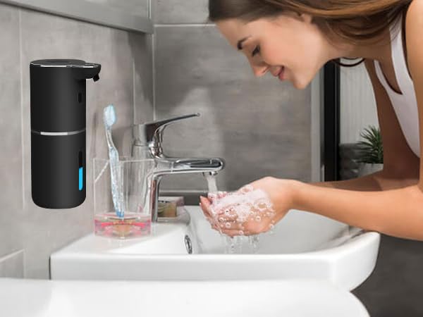 The automatic soap dispenser touchless is designed for versatility