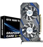 ZER-LON GeForce GTX 1050 Ti Gaming Graphics Card, 4GB GDDR5 128bit 1291MHz DP HDMI DVI-Output GPU...