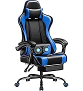 Homall Gaming Chair, Video Game Chair with Footrest and Massage Lumbar Support, Ergonomic Compute...