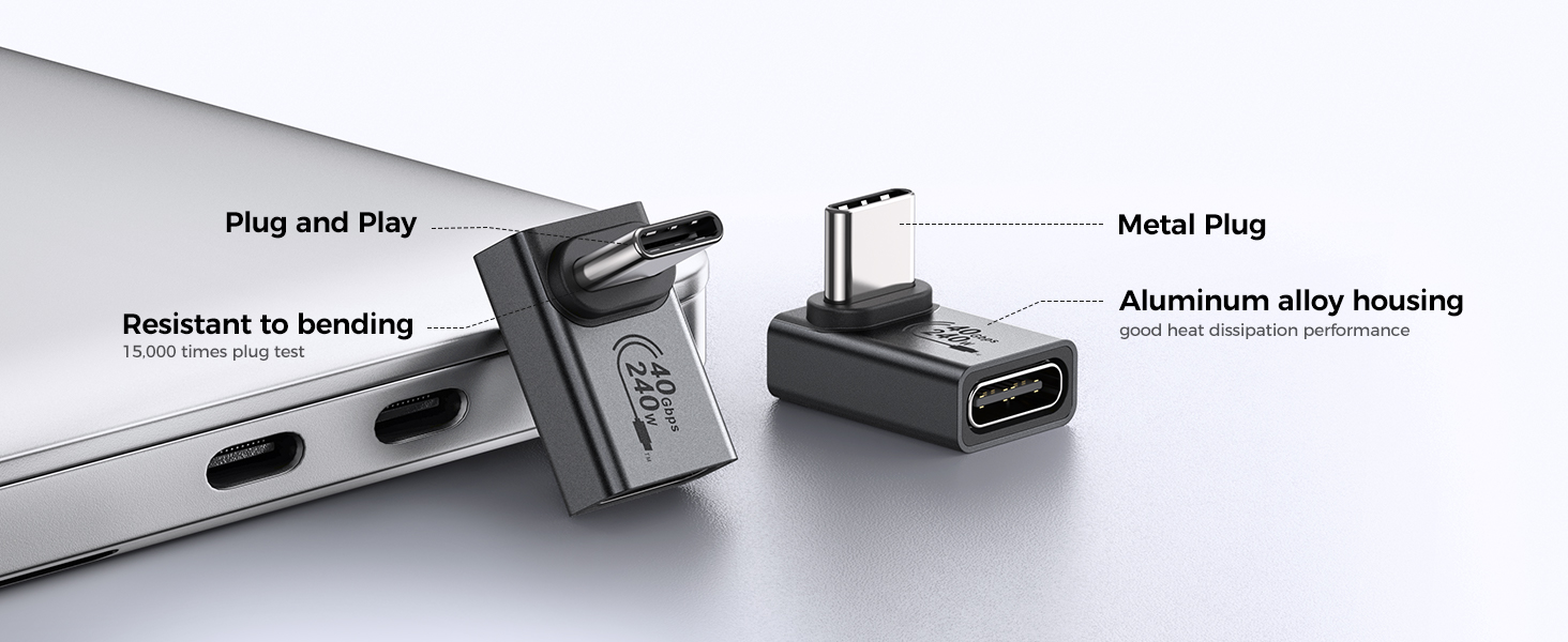 90 degree usb c adapter