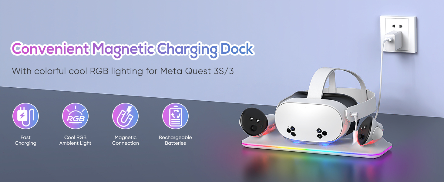 meta quest 3 charging dock