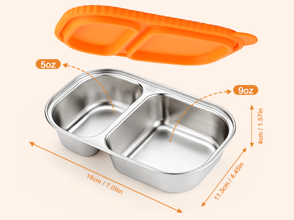 Stainless Steel Snack Containers