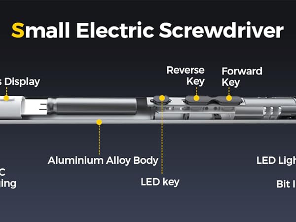 mini screwdriver set electric