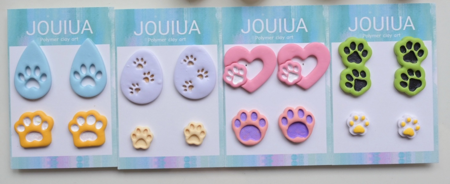 paw print polymer clay cutter