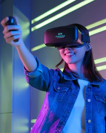 vr headset with remote