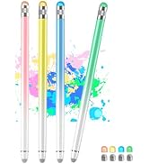 Stylus Pens for Touch Screens with 8 Extra Tips High Sensitivity &amp; Precision Tablet Pen(4pcs),2 i...