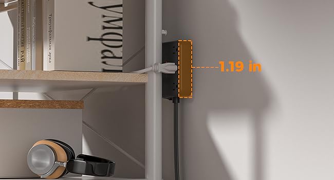 Flat Plug Power Strip