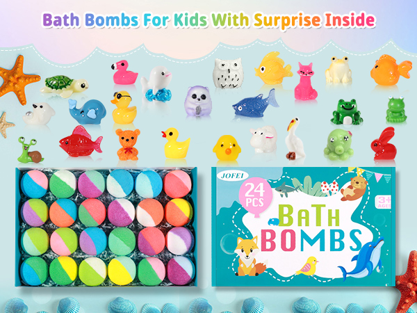 bath bombs for kids bath bombs bath toys kids easter basket stuffers easter gifts for kids 3-5