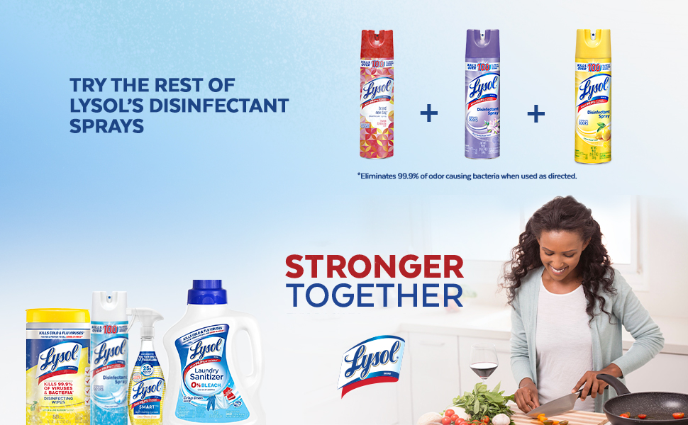 Try the rest of Lysol&amp;#39;s Disinfectant Sprays
