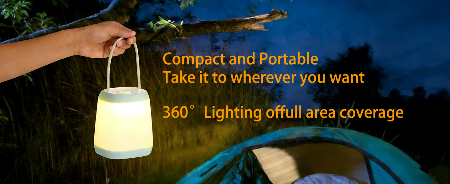 3 Pack Rechargeable LED Camping Light, Camping Lantern