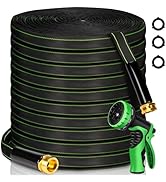 Ahititi Garden Hose 100 ft Water Hose Flexible Heavy Duty Outdoor Lightweight No Kink Long Non-Ex...
