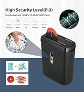 Strip cut paper shredder