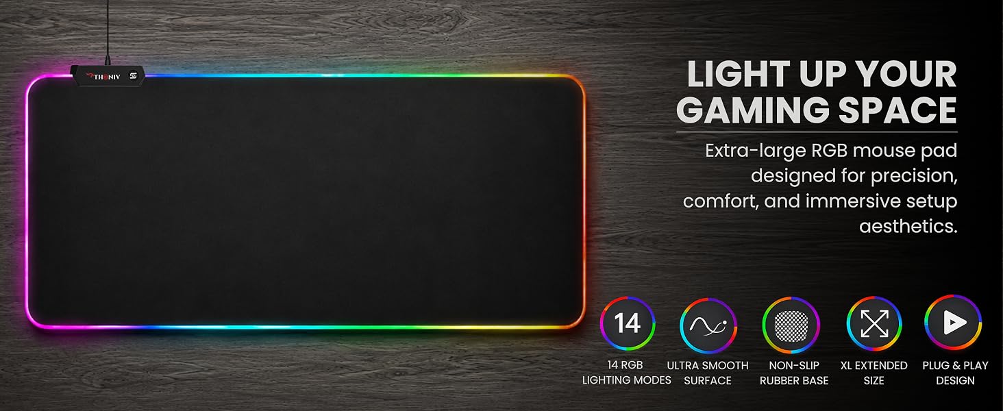 RGB Mouse Pad Extended