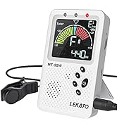 LEKATO Metronome Tuner, Rechargeable 3 In 1 Digital Metronome Tuner Tone Generator with Human Voi...