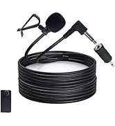 SEYUGOPTI Car Microphone 3.5mm, 9.8ft/3M External Hands Free Vehicle Radio Mic Replacement for Pi...