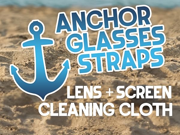 glasses cleaning cloth lens camera wipes microfiber cleaning cloth anchor glasses straps grips