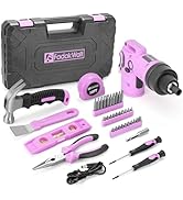 FADAKWALT 40pcs Electric Screwdriver kit with 3.6V USB Electric Screwdriver and drill set, Comple...