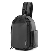 Cwatcun Camera Sling Bag, Small Camera Backpack with Waterproof Zipper for Travel, Anti-theft DSL...