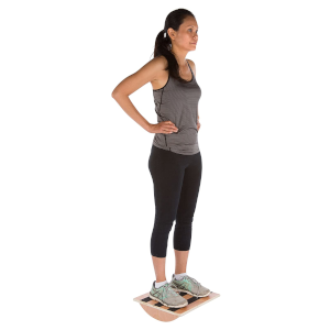 Woman on Balance Board