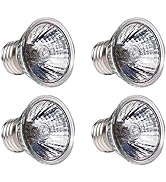 CTKcom 4-Pack 50W Heating Lamp,110V F Heating Lamp Spot Lamp for Turtle Aquarium Aquatic Reptile ...