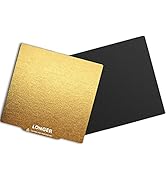 LONGER PEI Sheet, 3D Printer Heatbed Hot Bed, Flexible Magnetic Spring Steel Plate, 310mm*310mm f...