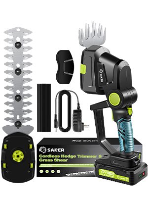 saker 20v cordless hedge trimmer