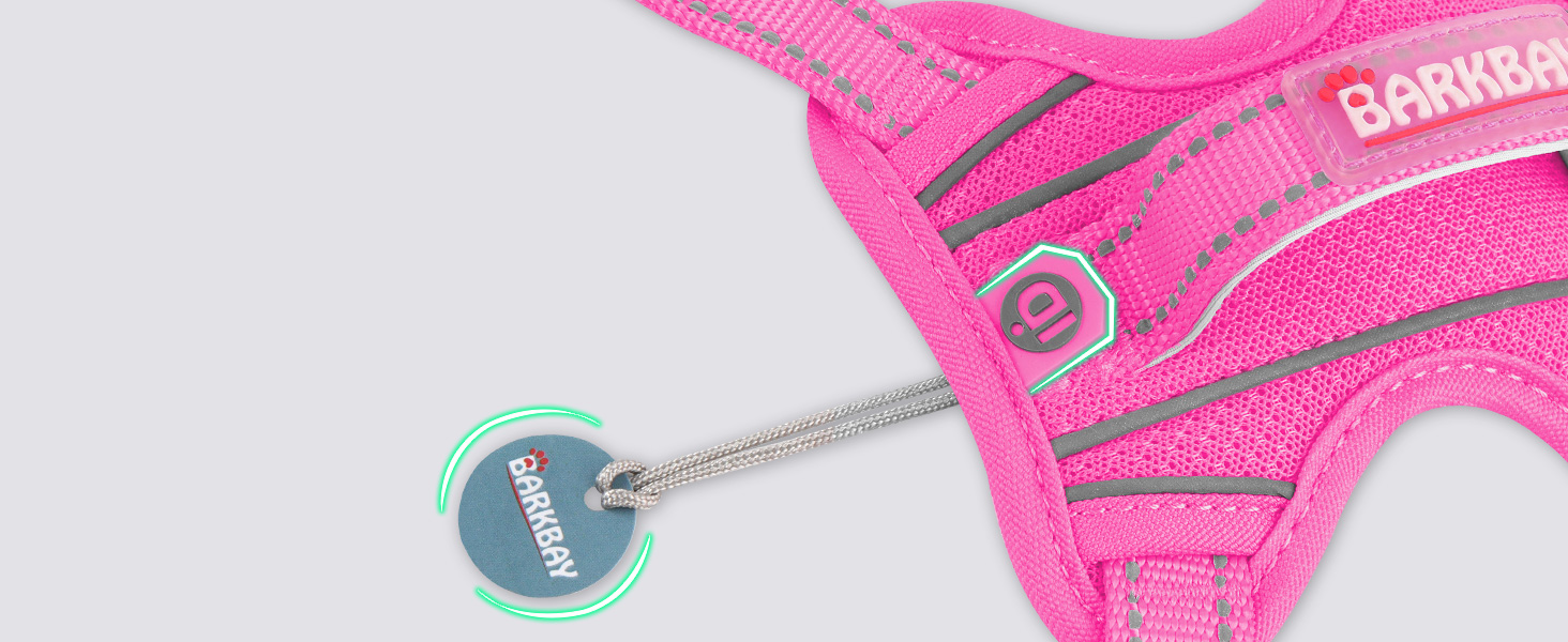 ID Tag Pocket on no pull dog harness for large dogs dog harness and leash set medium dog harness