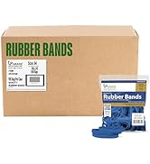 Upgrade Office Supply UPG25764BCS Rubber Bands, Size 64 (3-1/2 x 1/4), Blue, 80 Bands Each, 100 B...