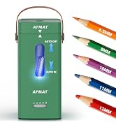 AFMAT Electric Pencil Sharpener, Fully Automatic Pencil Sharpener, Auto in &amp; Out, Rechargeable Ha...