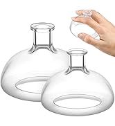 DOITOOL 2PCS Chest Percussion Cup: Mucus Removal Device Flutter Valve Chest Physical Therapy Aids...