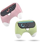 HEATFUN Switch 2 Controller Grips, Ergonomic Handles for Switch 2 Joy-Con, Anti-Slip &amp; Lightweigh...
