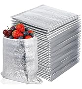 DOITOOL Reusable Insulation Bags 50PCS Insulated Shipping Thermal Box Liners Metalized Box Liners...