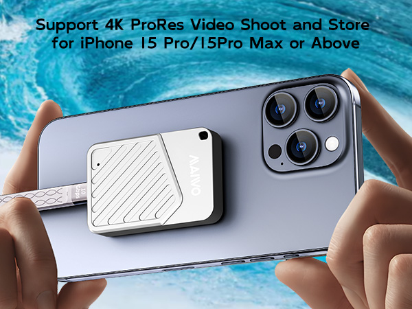 Reliable Storage Game Student Professional 4K ProRes Video Recording iPhone 15 Pro/ Max 16 Pro/Max
