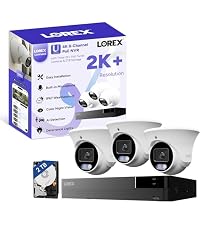 Lorex Connect (New App) | U-Series | 8Ch 4K NVR System | 3 Dome 2K+ Cameras | U20 PoE Cameras | No C...