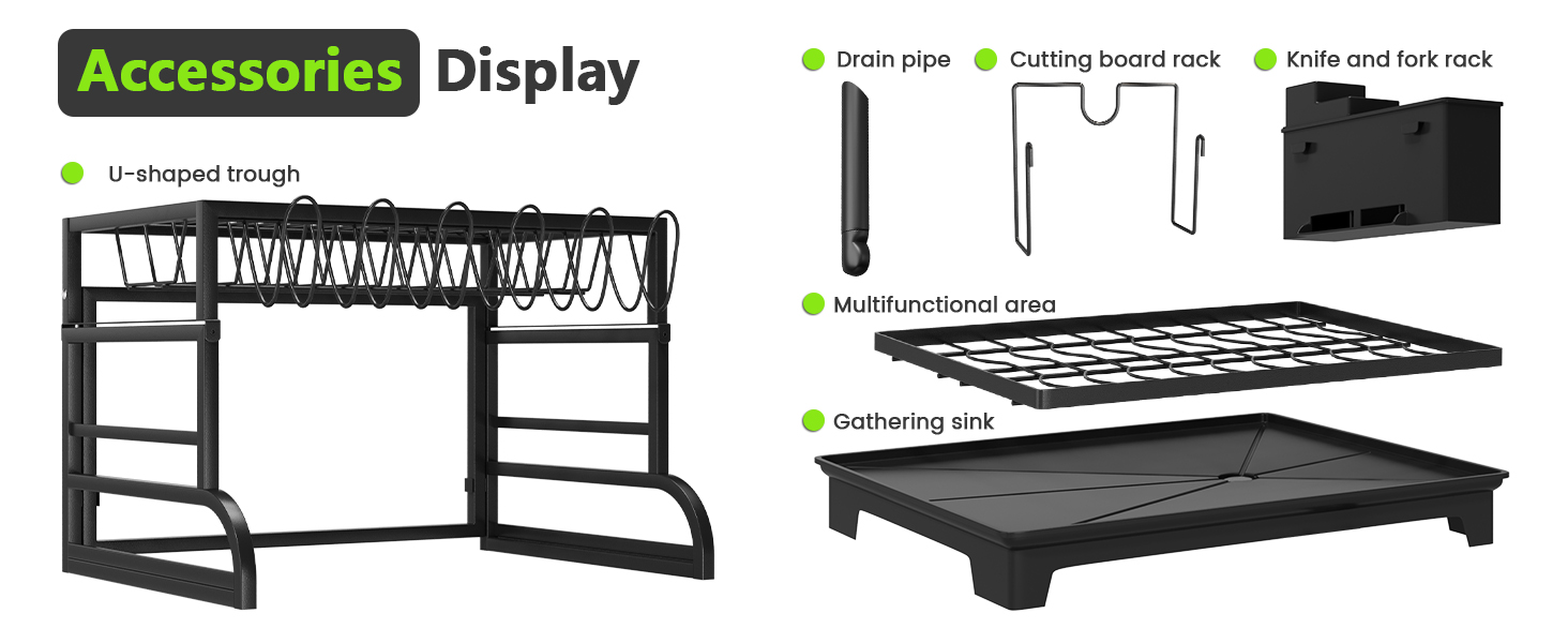 metal dish drying rack